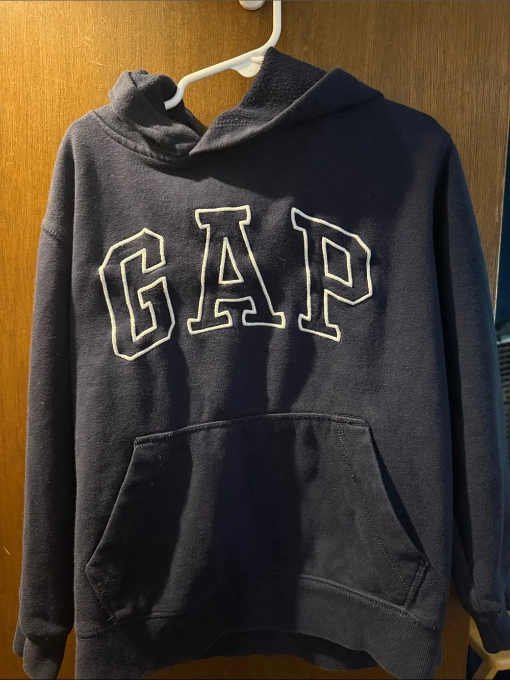 GAP Beige Crewneck Hoodie with Spider-Man Graphic